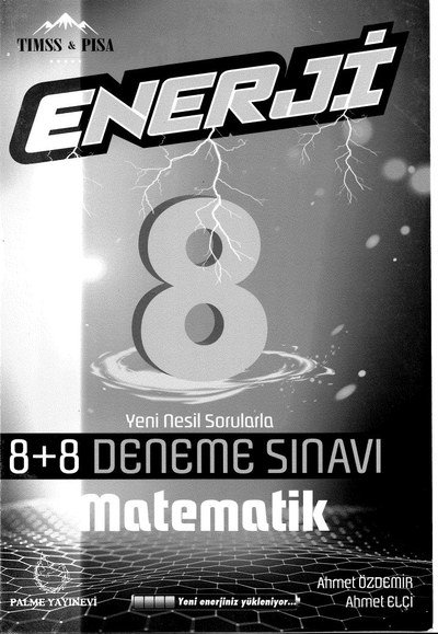 ENERJİ 8+8 DENEME SINAVI MATEMATİK YKS Fotokopi