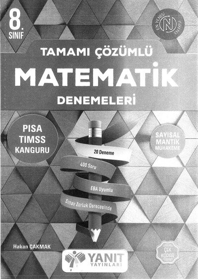 TAMAMI ÇÖZÜMLÜ MATEMATİK DENEMELERİ YKS Fotokopi