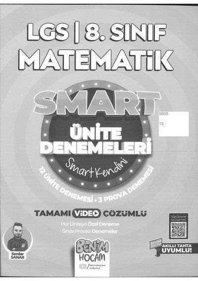 LGS MATEMATİK SMART ÜNİTE DENEMELERİ YKS Fotokopi