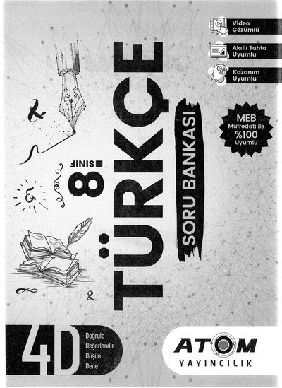 TÜRKÇE SORU BANKASI YKS Fotokopi