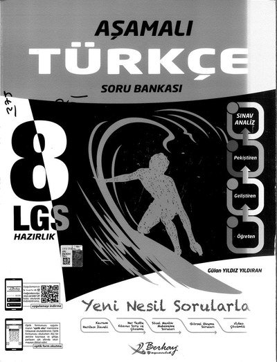 AŞAMALI TÜRKÇE SORU BANKASI YKS Fotokopi