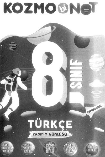 KOZMO BİNOT TÜRKÇE KAŞİFİN GÜNLÜĞÜ YKS Fotokopi