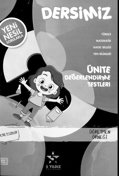 DERSİMİZ ÜNİTE DEĞERLENDİRME TESTLERİ YKS Fotokopi