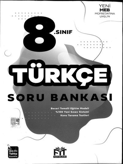 TÜRKÇE SORU BANKASI YKS Fotokopi
