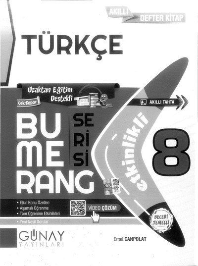 TÜRKÇE BUMERANG SERİSİ YKS Fotokopi