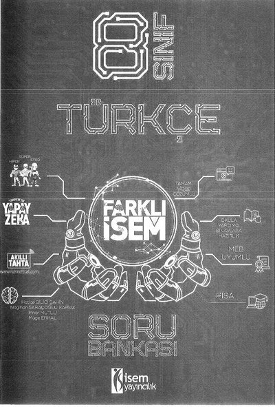 TÜRKÇE FARKLI İSEM SORU BANKASI YKS Fotokopi