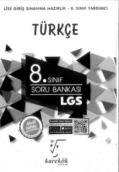 TÜRKÇE SORU BANKASI LGS YKS Fotokopi