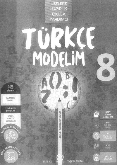 TÜRKÇE MODELİM LİSELERE HAZIRLIK YKS Fotokopi