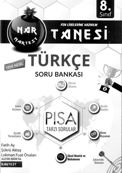 TÜRKÇE SORU BANKASI PISA TARZI SORULAR YKS Fotokopi