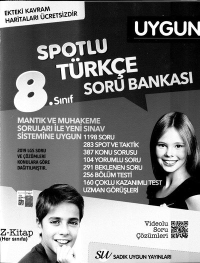 SPOTLU TÜRKÇE SORU BANKASI YKS Fotokopi