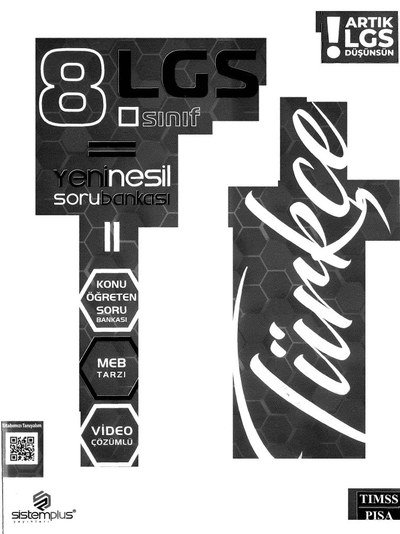 LGS YENİ NESİL SORU BANKASI TÜRKÇE YKS Fotokopi
