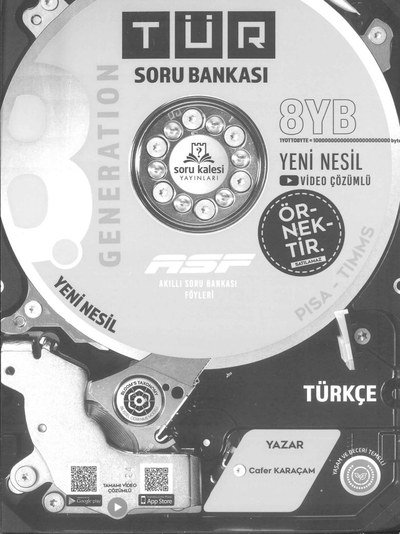 TÜRKÇE SORU BANKASI ASF YKS Fotokopi