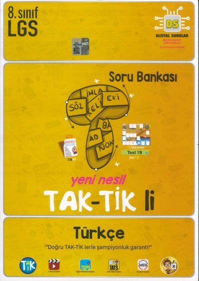 YENİ NESİL TAK-TİK'Lİ TÜRKÇE SORU BANKASI YKS Fotokopi