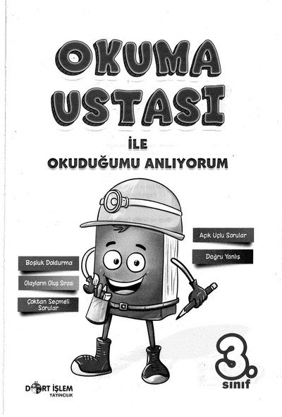 OKUMA USTASI İLE OKUDUĞUMU ANLIYORUM YKS Fotokopi