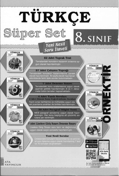 TÜRKÇE SÜPER SET YENİ NESİL SORU İLAVELİ YKS Fotokopi
