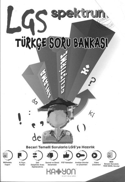 LGS SPEKTRUM TÜRKÇE SORU BANKASI YKS Fotokopi