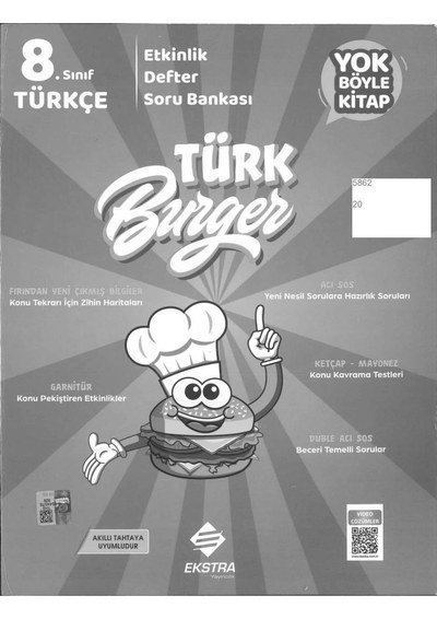 TÜRK BURGER ETKİNLİK DEFTER SORU BANKASI YKS Fotokopi