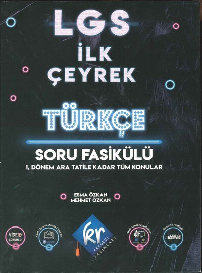 LGS İLK ÇEYREK TÜRKÇE SORU FASİKÜLÜ YKS Fotokopi