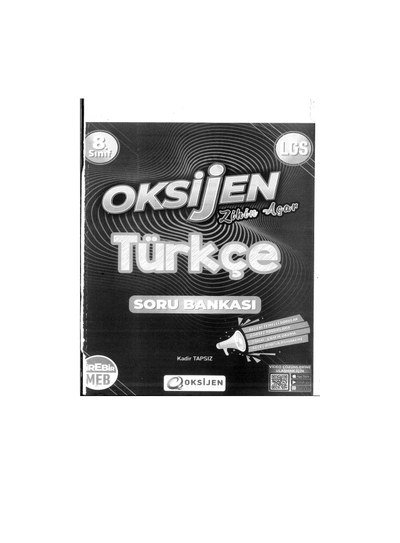 OKSİJEN TÜRKÇE SORU BANKASI YKS Fotokopi