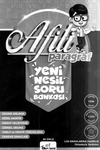 AFİLİ PARAGRAF YENİ NESİL SORU BANKASI YKS Fotokopi