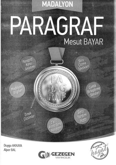 MADALYON PARAGRAF YKS Fotokopi