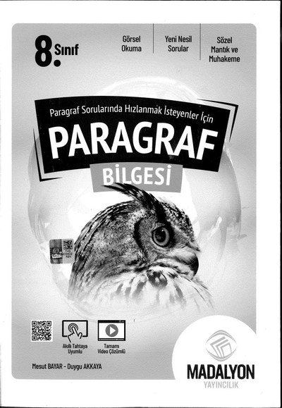 PARAGRAF BİLGESİ GÖRSEL OKUMA YENİ NESİL SORULAR YKS Fotokopi