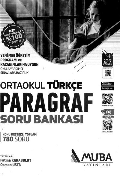ORTAOKUL TÜRKÇE PARAGRAF SORU BANKASI YKS Fotokopi