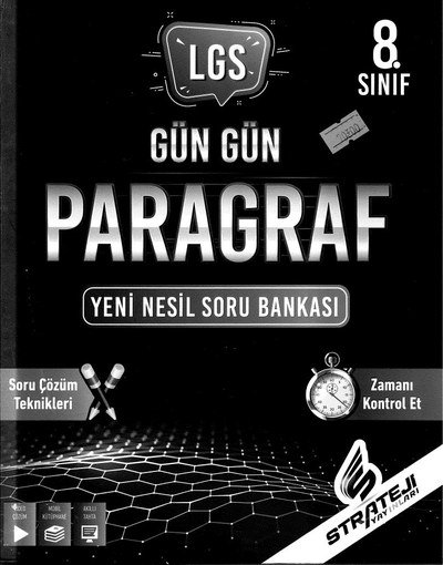 LGS GÜN GÜN PARAGRAF YENİ NESİL SORU BANKASI YKS Fotokopi