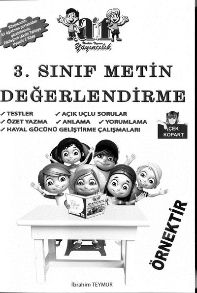 METİN DEĞERLENDİRME YKS Fotokopi