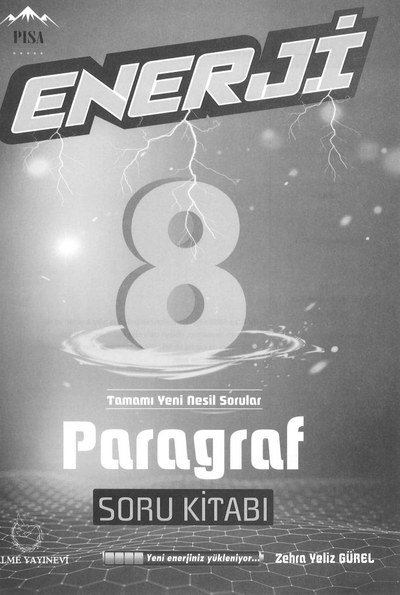 ENERJİ PARAGRAF SORU KİTABI YKS Fotokopi
