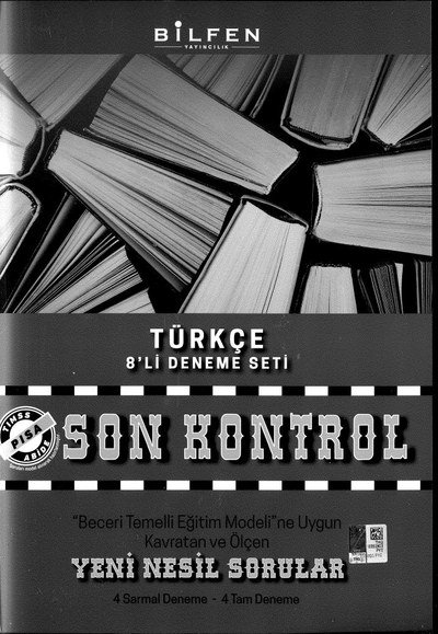 TÜRKÇE 8'Lİ DENEME SETİ SON KONTROL YKS Fotokopi