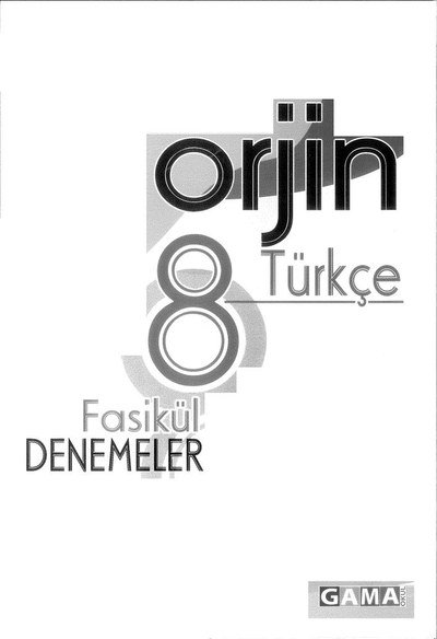ORJİN TÜRKÇE FASİKÜL DENEMELER YKS Fotokopi