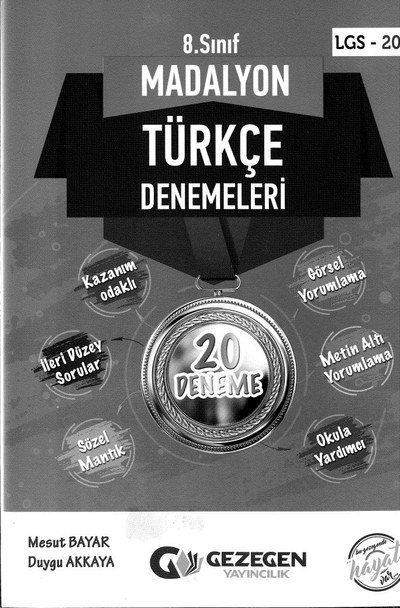 MADALYON TÜRKÇE DENEMELERİ YKS Fotokopi