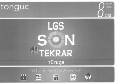 LGS SON TEKRAR TÜRKÇE YKS Fotokopi