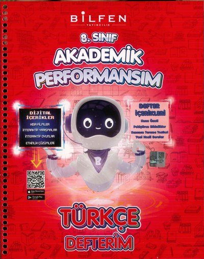 AKADEMİK PERFORMANSIM TÜRKÇE DEFTERİM YKS Fotokopi