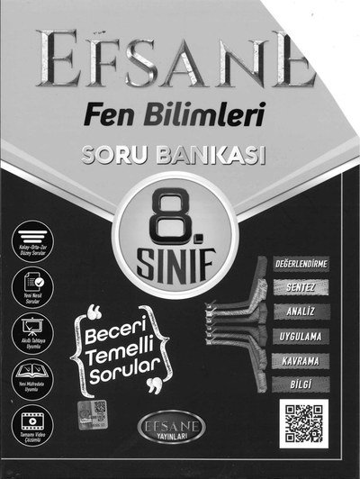 EFSANE FEN BİLİMLERİ SORU BANKASI YKS Fotokopi