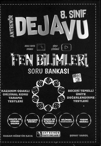 ANTRENÖR DEJAVU FEN BİLİMLERİ SORU BANKASI YKS Fotokopi