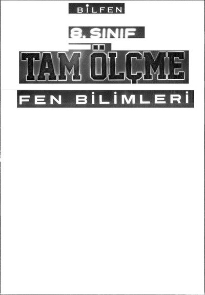 TAM ÖLÇME FEN BİLİMLERİ YKS Fotokopi