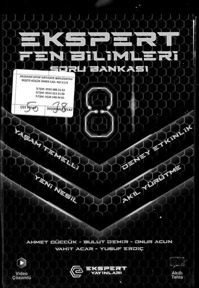 EKSPERT FEN BİLİMLERİ SORU BANKASI YKS Fotokopi