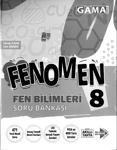 FENOMEN FEN BİLİMLERİ SORU BANKASI YKS Fotokopi