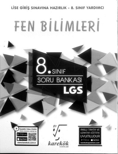 FEN BİLİMLERİ SORU BANKASI LGS YKS Fotokopi
