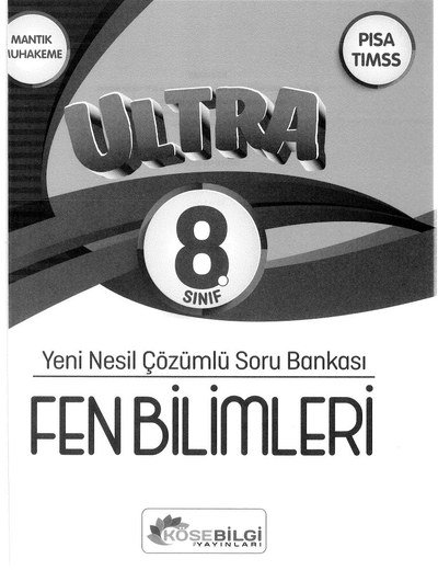 ULTRA YENİ NESİL ÇÖZÜMLÜ SORU BANKASI FEN BİLİMLERİ YKS Fotokopi