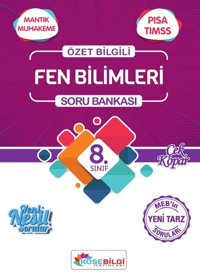 ÖZET BİLGİLİ FEN BİLİMLERİ SORU BANKASI YKS Fotokopi