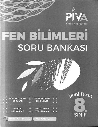FEN BİLİMLERİ SORU BANKASI YKS Fotokopi