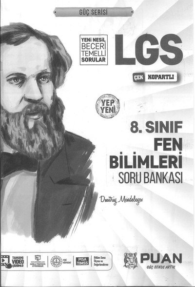 LGS FEN BİLİMLERİ SORU BANKASI YKS Fotokopi