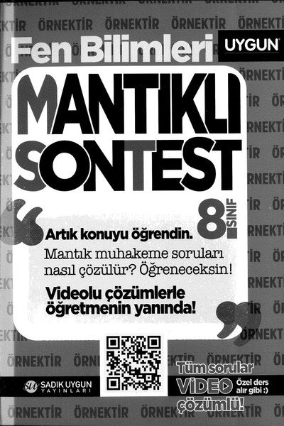 FEN BİLİMLERİ MANTIKLI SONTEST YKS Fotokopi