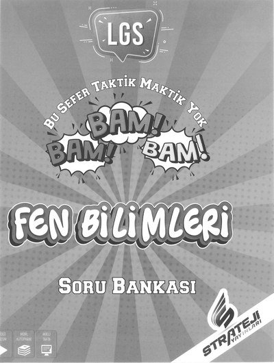 BAM BAM BAM FEN BİLİMLERİ SORU BANKASI YKS Fotokopi