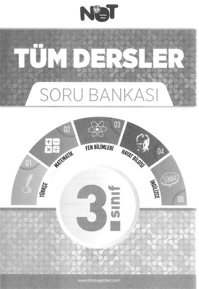 TÜM DERSLER SORU BANKASI YKS Fotokopi