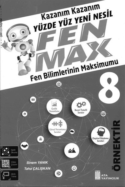 KAZANIM YÜZDE YÜZ YENİ NESİL FENMAX FEN BİLİMLERİNİN MAKSİMUMU YKS Fotokopi