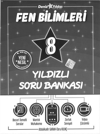 FEN BİLİMLERİ YILDIZLI SORU BANKASI YKS Fotokopi